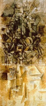 Homme à la mandoline 3 1911 cubisme Pablo Picasso Peinture à l'huile